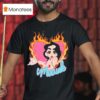 Muawk Flaming Hear T Shirt