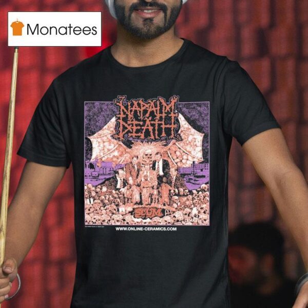 Napalm Death Polluted Minds Scum Online Ceramics T Shirt