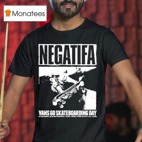 Negatifa Vans Go Slipi Skatepark June T Shirt