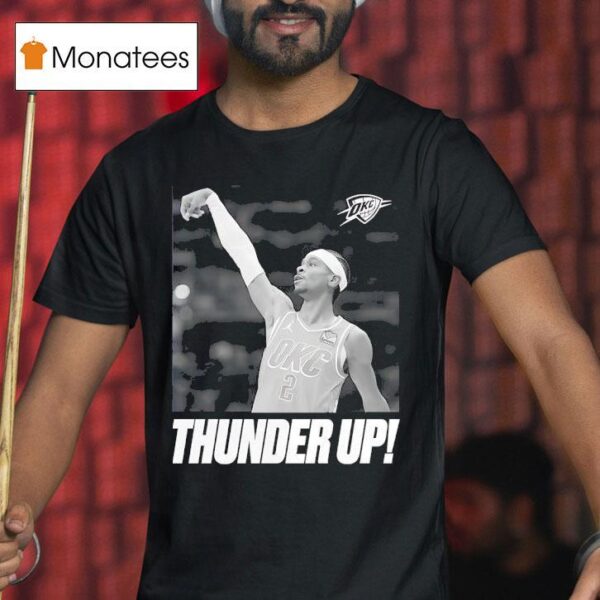 Shai Gilgeous Alexander Oklahoma City Thunder Up Finals Champions Photo T Shirt