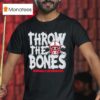 Skull Throw The Bones Nebraska Cornhuskers T Shirt