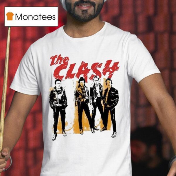 The Clash Live Show Tour Graphic Photo T Shirt