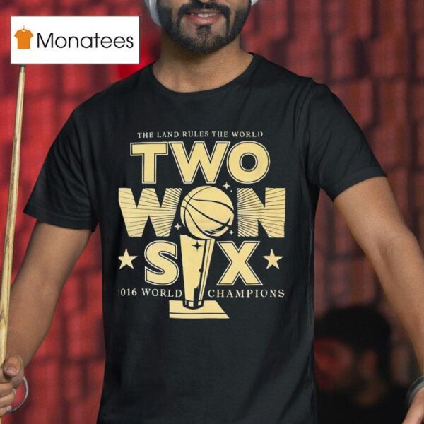 The Land Rules The World Two Won Six World Champions Vintage T Shirt