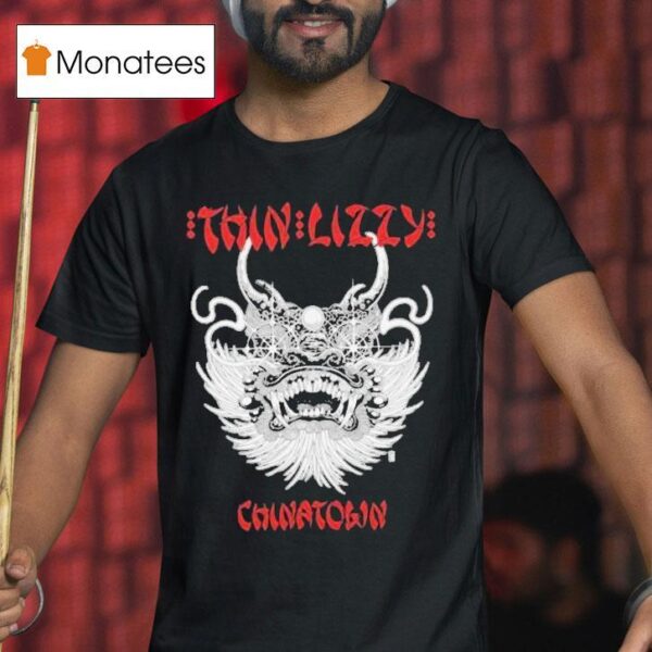 Thin Lizzy Chinatown Dragon T Shirt