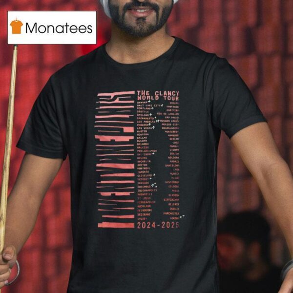 Twenty One Pilots The Clancy World Tour T Shirt