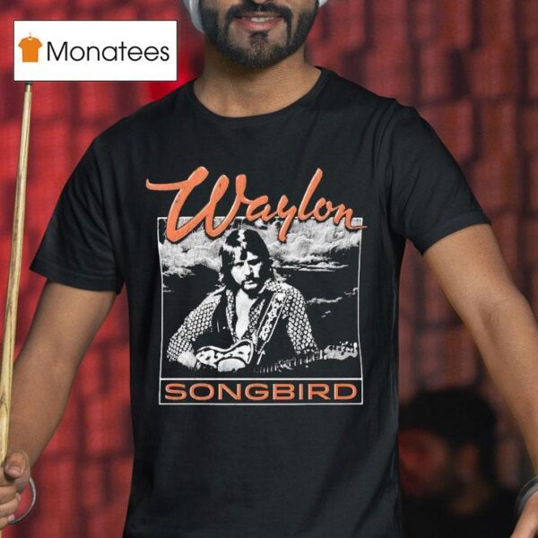 Waylon Jennings Songbird Album T Shirt
