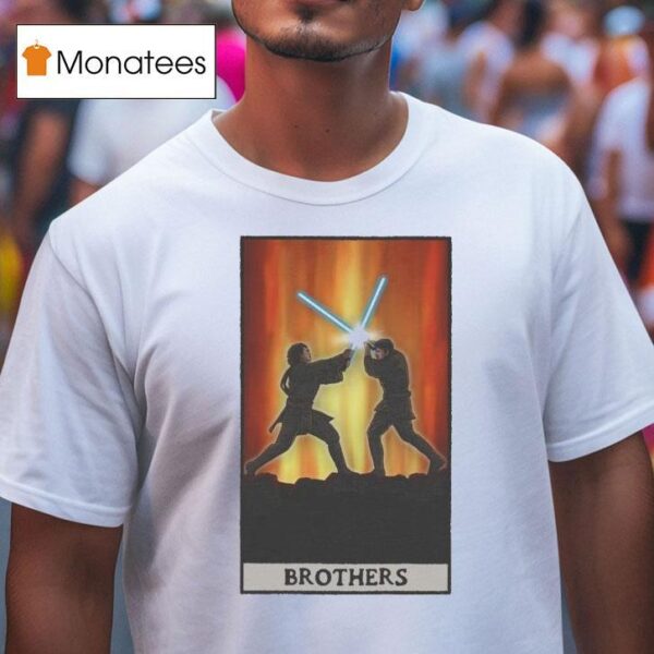 Anakin Obi Wan Brothers Tarot Card Star Wars T Shirt
