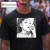 Ariana Grande Glamorous Black And White T Shirt