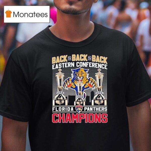 Back Back Back Eastern Conference Florida Panthers Champions T Shirt