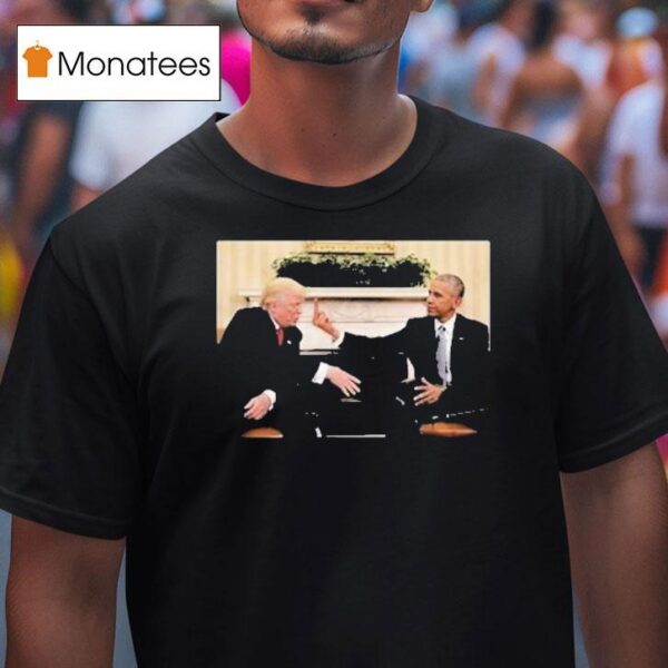 Barack Obama Middle Finger Fuck Trump T Shirt