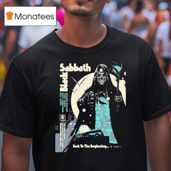 Black Sabbath Skeleton Back To The Beginning The Final Show At Villa Park Birmingham On July T Shirt