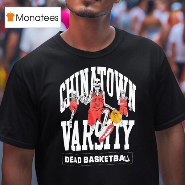Chinatown Varsity Grateful Dead Skeleton T Shirt