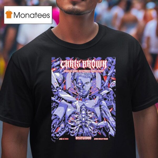 Chris Brown Amsterdam Breezy Bowl Xx Stadium World Tour Gig At Johan Cruijff Arena On June T Shirt