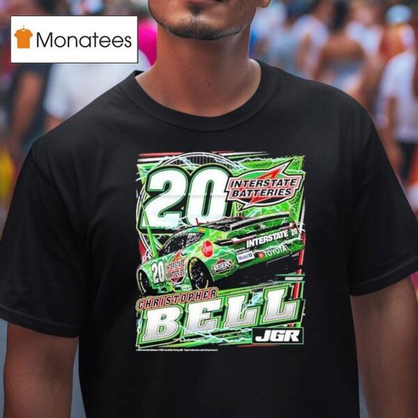 Christopher Bell Joe Gibbs Racing Team Interstate Batteries Car T Shirt