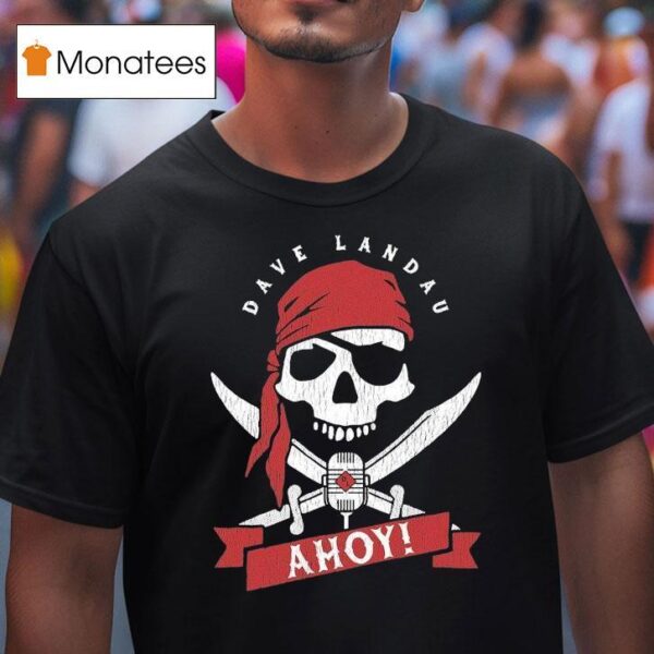 Dave Landau Ahoy Skull T Shirt