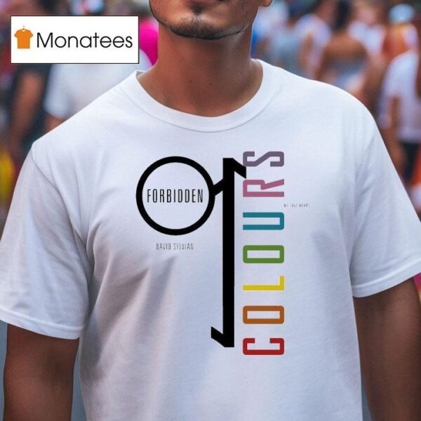 David Sylvian Forbidden Colours My Love Wears Pride Rainbow T Shirt