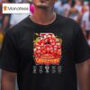 Defenders Champions United Football League Signatures T Shirt