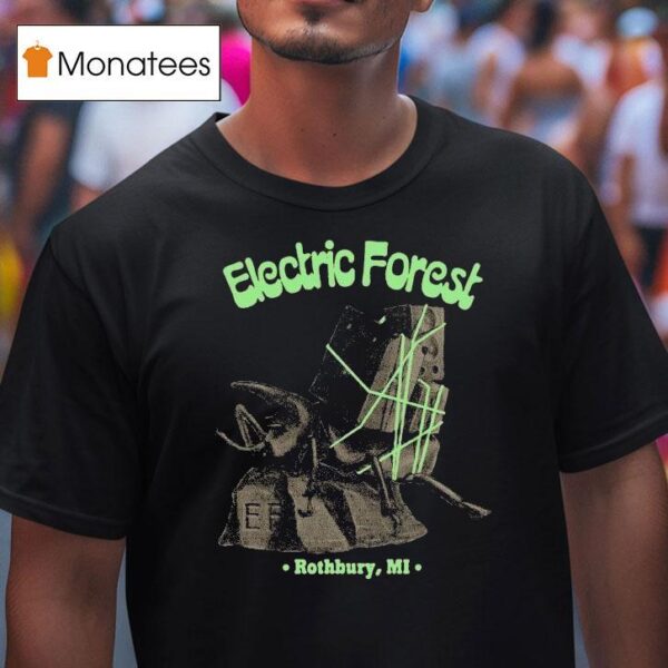 Electric Forest Rothbury Mi Beetle Box T Shirt