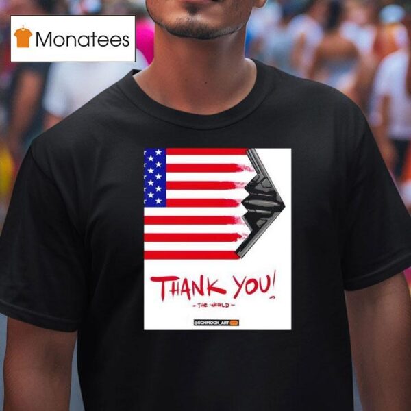 Gunther Eagleman Thank You The World T Shirt