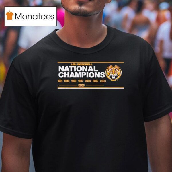 Lsu Baseball National Champions X T Shirt