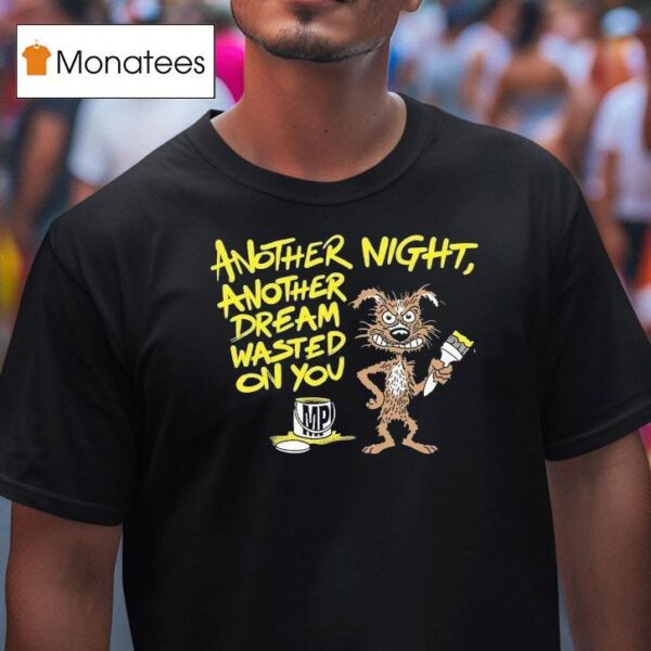 Mayday Parade Another Night Another Dream Wasted On You Graffiti Dog T Shirt