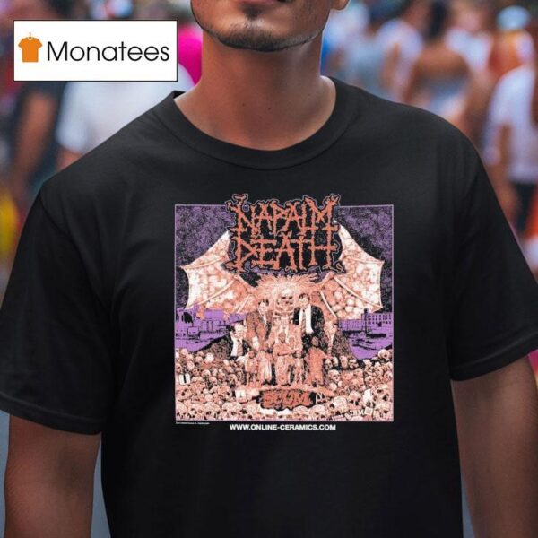 Napalm Death Polluted Minds Scum Online Ceramics T Shirt