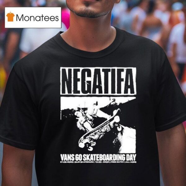 Negatifa Vans Go Slipi Skatepark June T Shirt