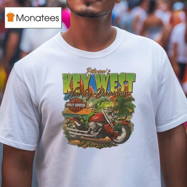 Peterson S Key West Harley Davidson Florida T Shirt