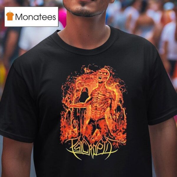 Psycroptic Burning Man T Shirt