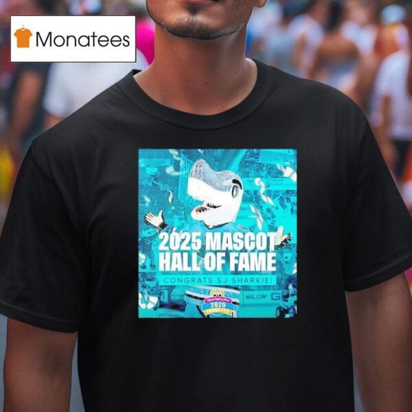 San Jose Sharks Mascot Hall Of Fame Congrats Sj Sharkie T Shirt
