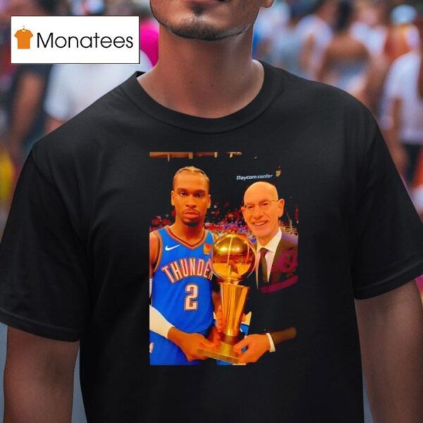 Shai Gilgeous Alexander Nba Champion Thunder Mvp T Shirt