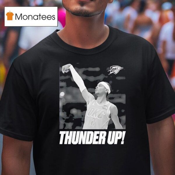 Shai Gilgeous Alexander Oklahoma City Thunder Up Finals Champions Photo T Shirt