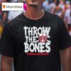 Skull Throw The Bones Nebraska Cornhuskers T Shirt