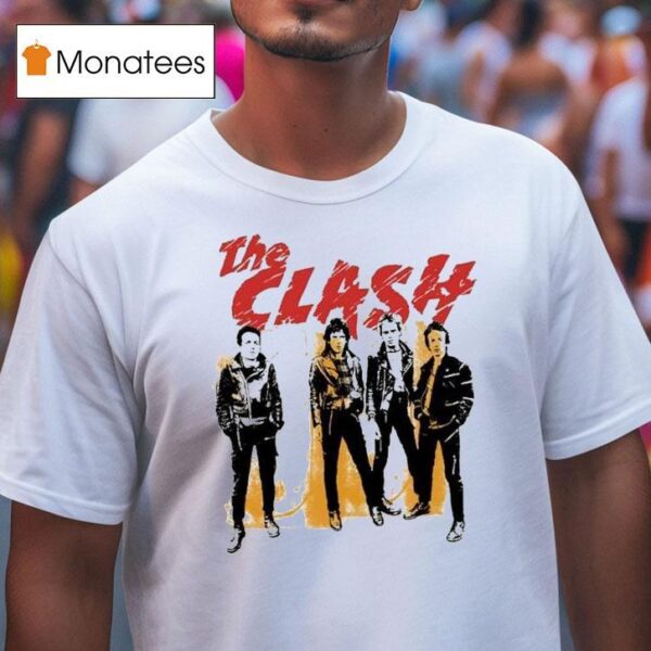 The Clash Live Show Tour Graphic Photo T Shirt