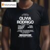 Bst Hyde Park Olivia Rodrigo T Shirt