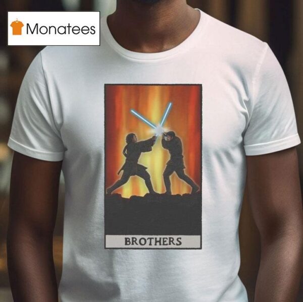 Anakin Obi Wan Brothers Tarot Card Star Wars T Shirt