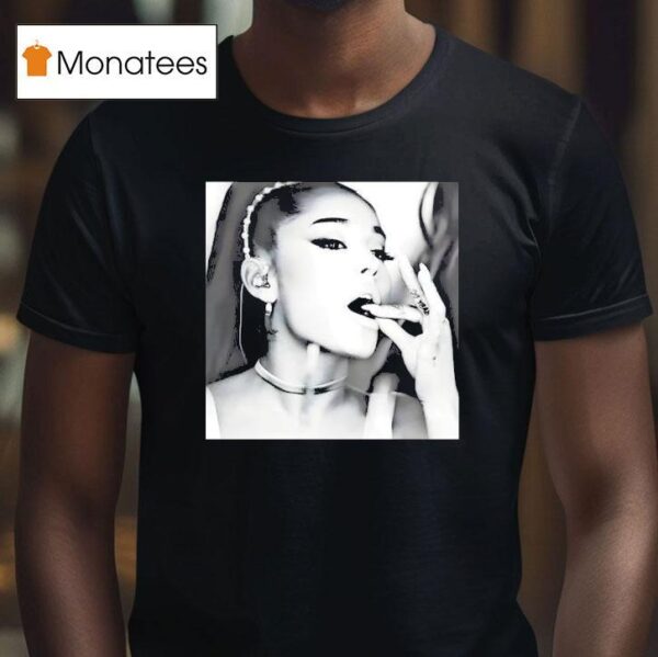 Ariana Grande Glamorous Black And White T Shirt