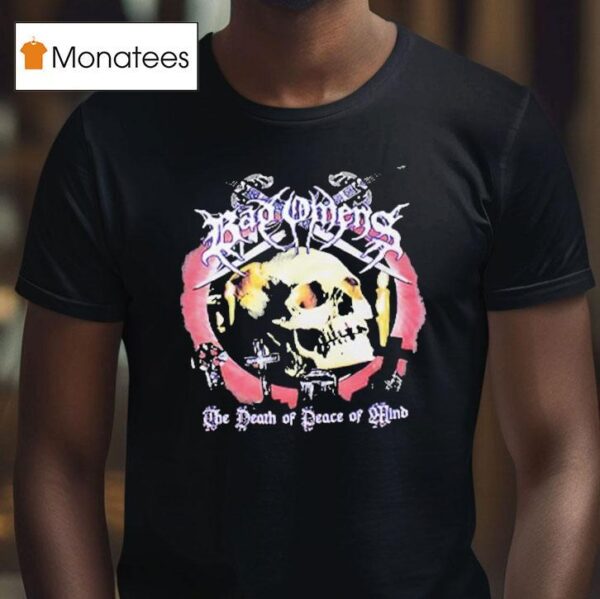 Bad Omens The Death Of Peace Of Mind Skull And Candles T Shirt