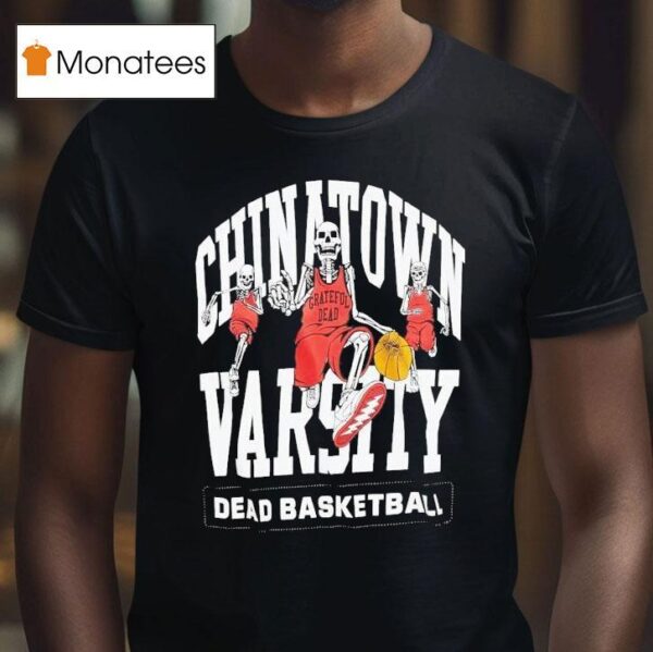 Chinatown Varsity Grateful Dead Skeleton T Shirt