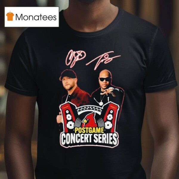 Cole Swindell St Louis Cardinals Postgame Concert Series T Shirt