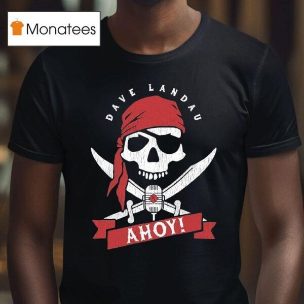 Dave Landau Ahoy Skull T Shirt