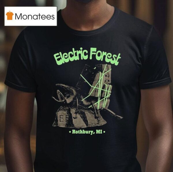 Electric Forest Rothbury Mi Beetle Box T Shirt