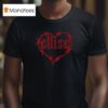 Ellise Rhinestone Ellise Hear T Shirt