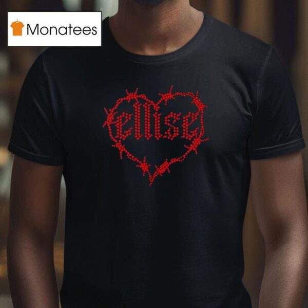 Ellise Rhinestone Ellise Hear T Shirt