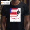 Gunther Eagleman Thank You The World T Shirt