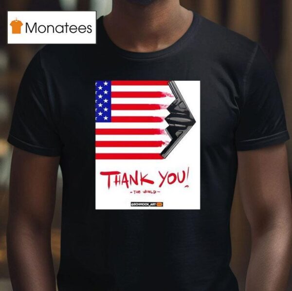 Gunther Eagleman Thank You The World T Shirt