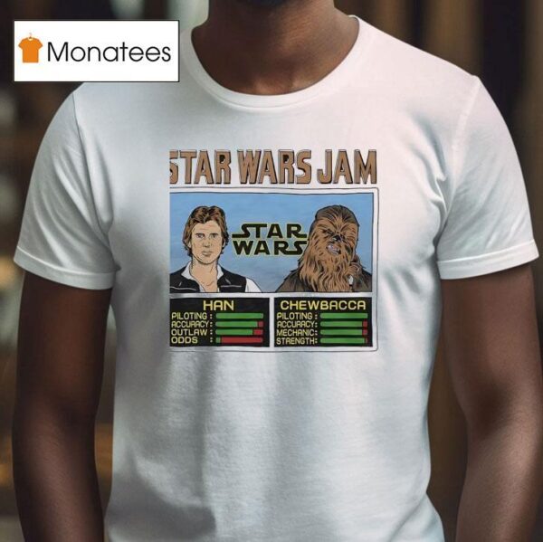 Han And Chewbacca Star Wars Jam T Shirt