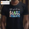 Just A Girl Who Loves Charlotte Sports Team Mascot Walking Across T Shirt