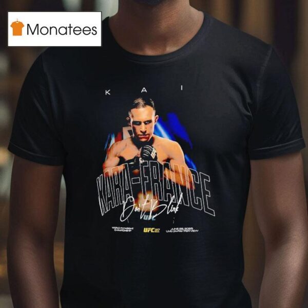 Kai Kara France Ufc Signature T Shirt