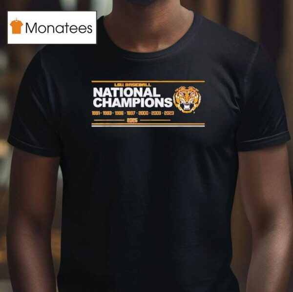 Lsu Baseball National Champions X T Shirt